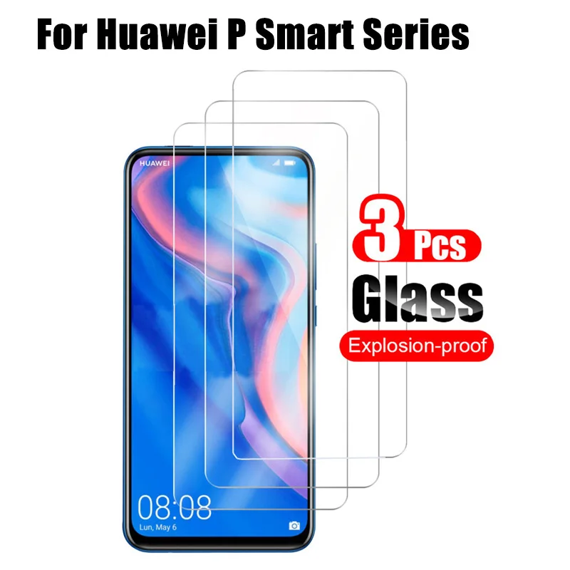 Закаленное стекло для Huawei P Smart Z 3 шт. Защита экрана 2021 2019 Hauwei PSmart SmartZ защитная