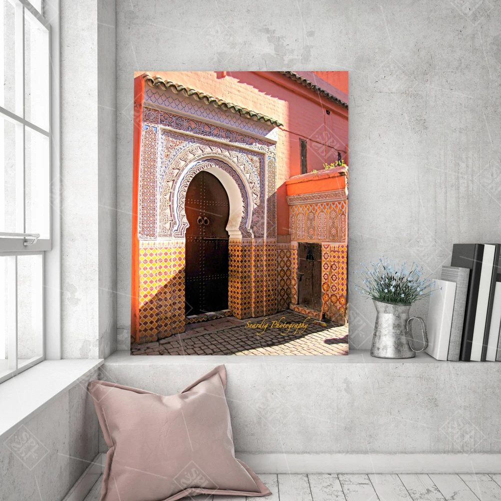 Modern-Art-Wall-Ancient-Gate-Morocco-Canvas-Painting-Posters-Artwork-Pictures-Printed-for-Living-Room-Bathroom (4)