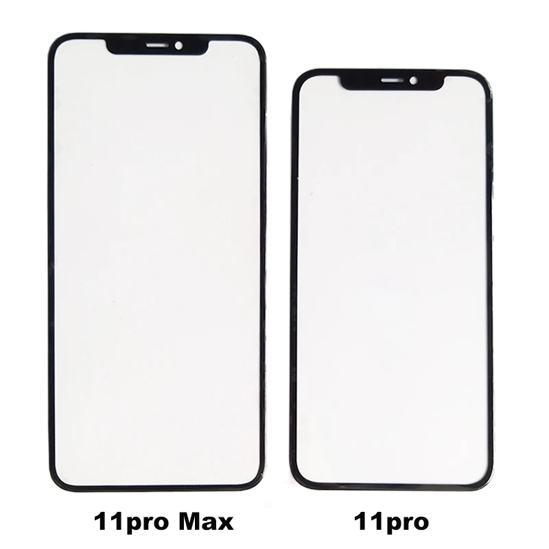 2in1 Стекло Набор для iPhone 11Pro MAX 11Pro Сенсорный экран передняя Стекло с oca-пленкой на Рамка для замены мобильного телефона ремонтный OCA ламинат