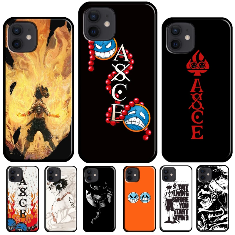 phone cases for iphone xr Portgas D Ace Cover For iPhone 13 Pro Max 12 Mini 7 8 Plus X XR XS Max SE 2020 11 Pro Max Phone Case iphone 11 case with card holder