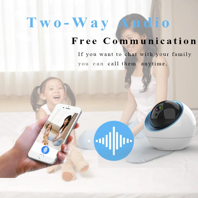 Pripaso Wi Fi Видеоняни и радионяни HD 1080P Облако IP Камера камера с функцией