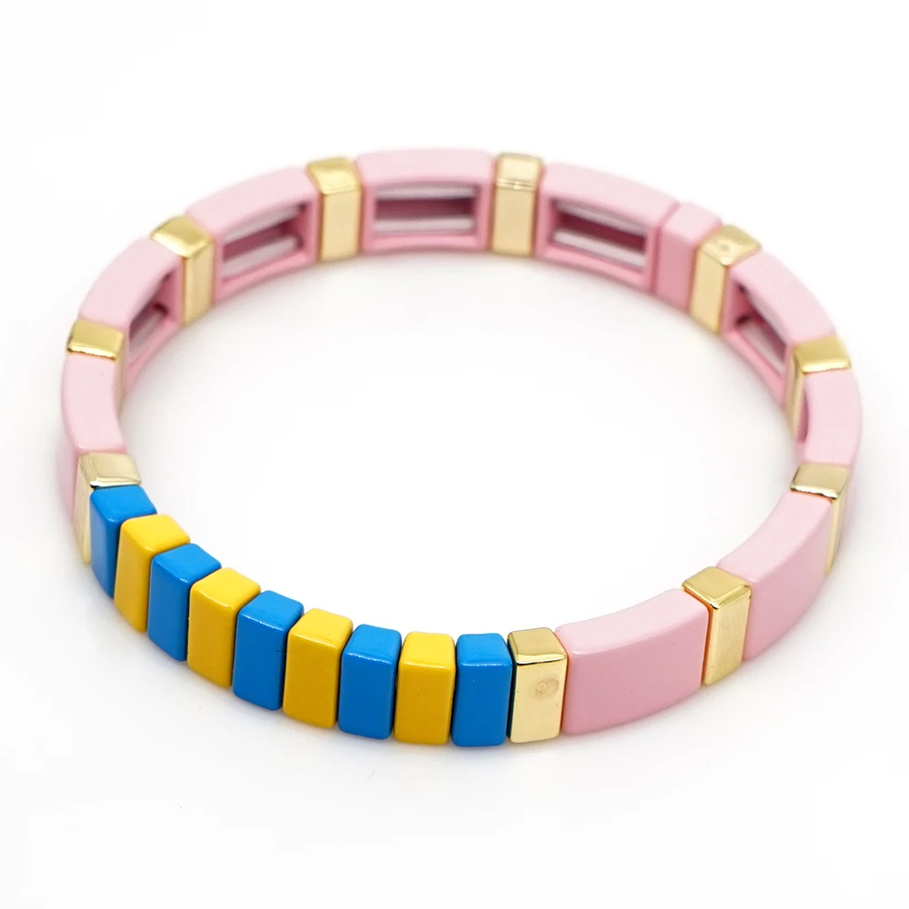 SHINUSBOHO MIYUKI бусины браслет эмаль плитка браслеты Радуга Pulseras Mujer Moda для женщин бохо шик оболочки ювелирные изделия ручной работы