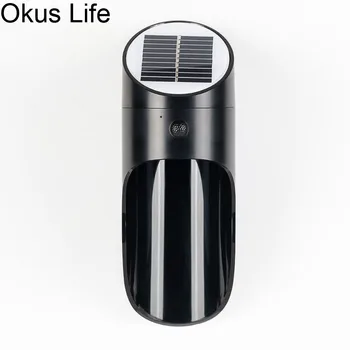 

2019 New Design LED Solar Powered Wall Lamp Motion Sensor IP65 Waterproof Light Bulb Garden Light Outdoor Path Courtyard Lamp