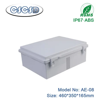 

1pcs/lot 460*350*165mm customised abs enclosure abs ip65 enclosure large junction box plastic electronic enclosure waterproof
