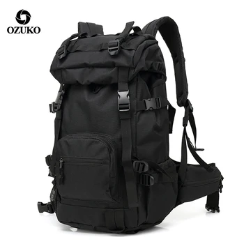 

Outdoor Camouflage Men 15.6" Laptop Backpack Travel Waterproof Back Pack Hiking Backpacks Women Sports Camping Luggage Bag Black