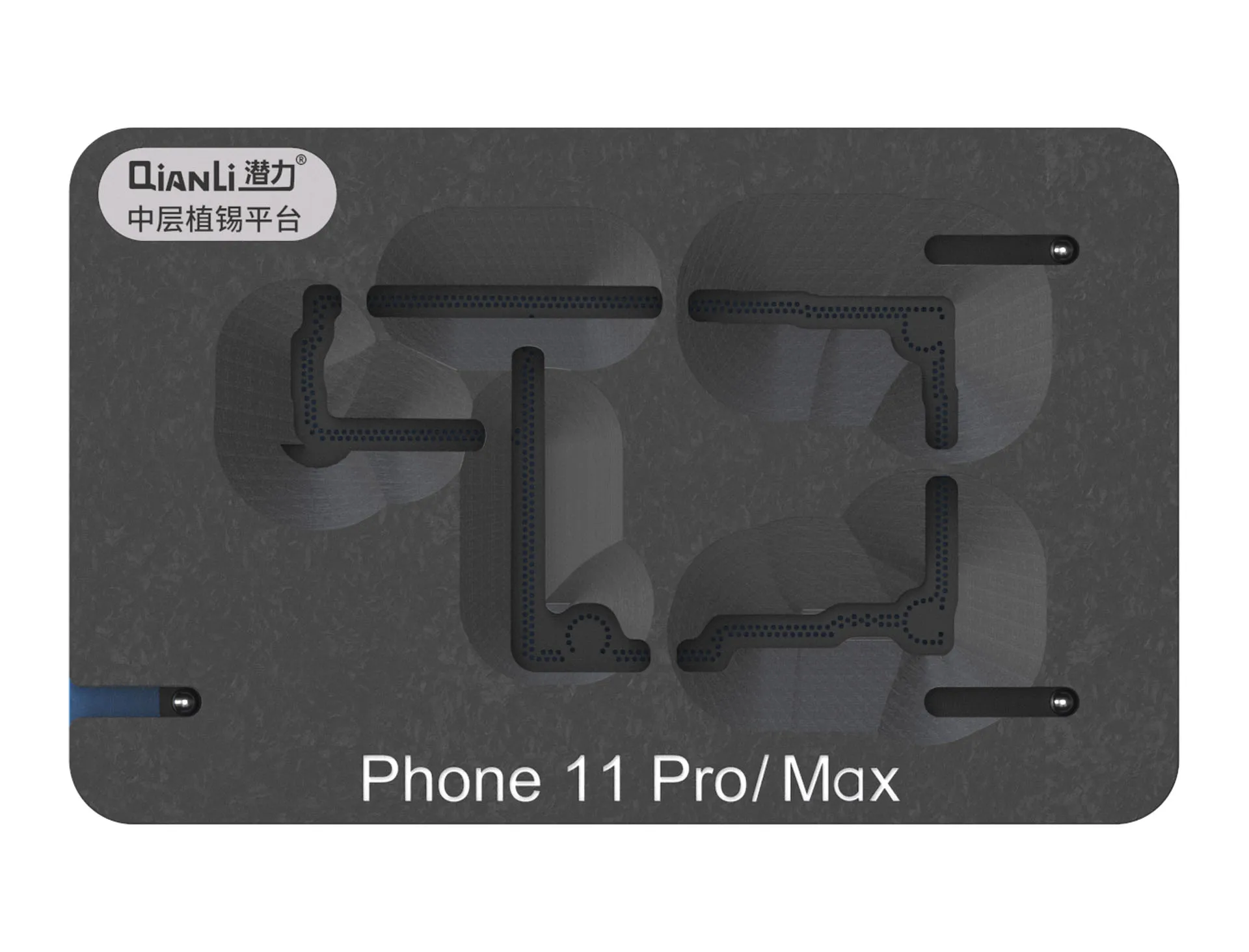 Qianli 3D средний слой BGA платформа для iPhone X/XS/MAX 11/11 Pro/11 Pro Макс посадки олова шаблон пайки сеть - Цвет: For iP 11 Pro Max