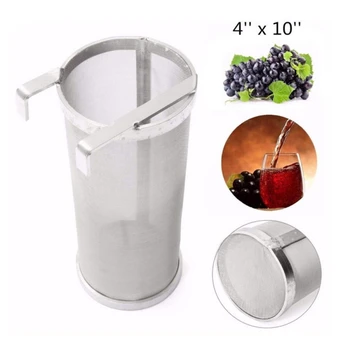 

Brewing Beer filter accessories304 Stainless Steel Hop Filter Cartridge Stainless Steel Craft Hop Filter Mesh Tube 6 * 14 Inch