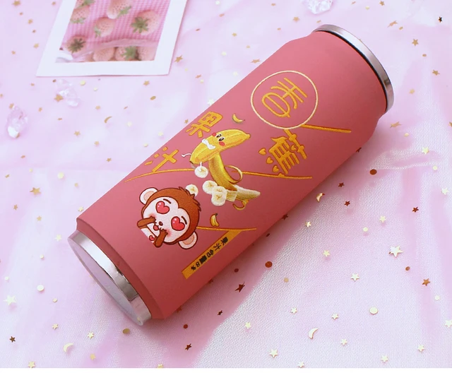 Thermos Stainless Training Straw Mug Cup Pink Baby Japan FJL-250D –