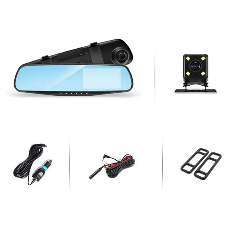 

Car DVR Recorder Auto Motion Detection Rearview Mirror Night Vision Drive Recorder
