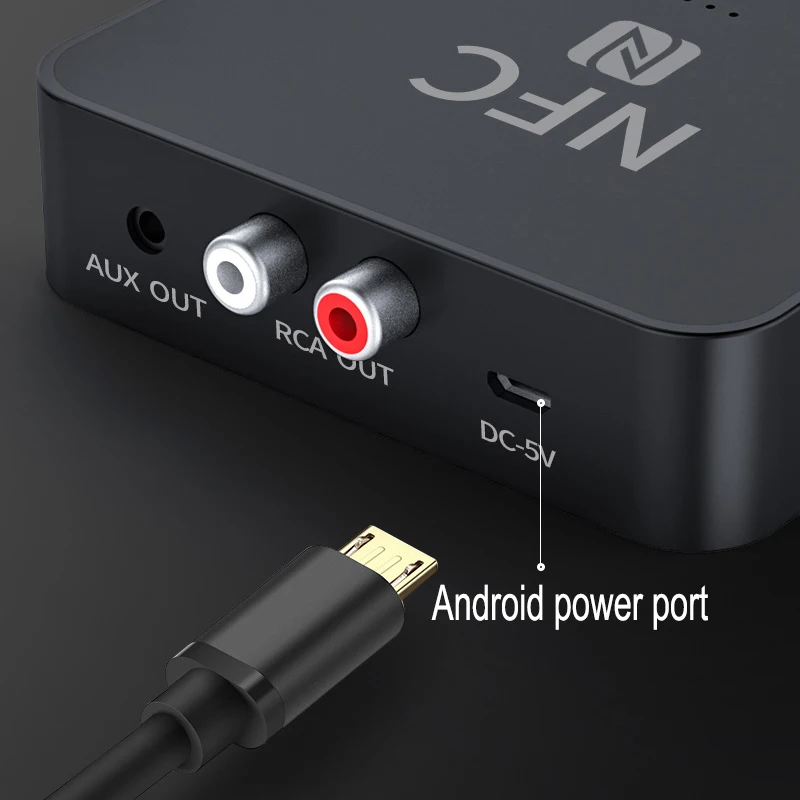 Bluetooth 5 0 Receiver Transmitter NFC HiFi Wireless Adapter Support TF Card Car Radio Player Handsfree adapter for Headphone PC