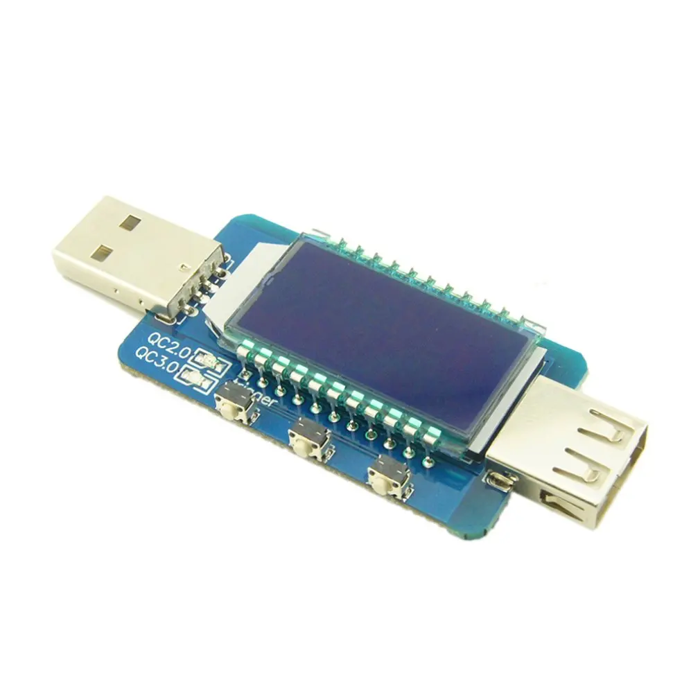 Профессиональный 4 V-28 V ЖК-дисплей Дисплей QC2.0 QC3.0 USB ЖК-дисплей электронный афера детектор USB инструменты свадебные принадлежности