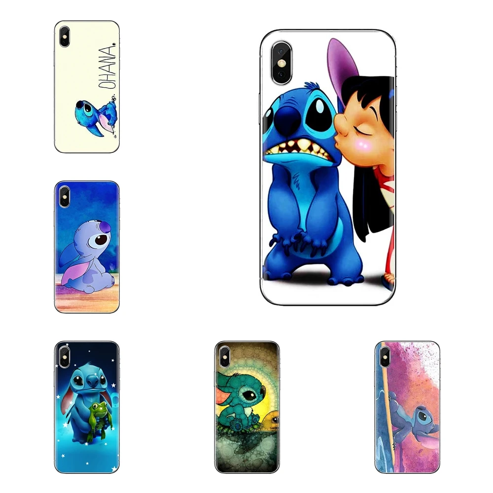 Для iPhone XS Max XR X 4 4S 5 5S 5C SE 6 6S 7 8 плюс samsung Galaxy J1 J3 J5 J7 A3 A5 тематика Лило и Стич Охана