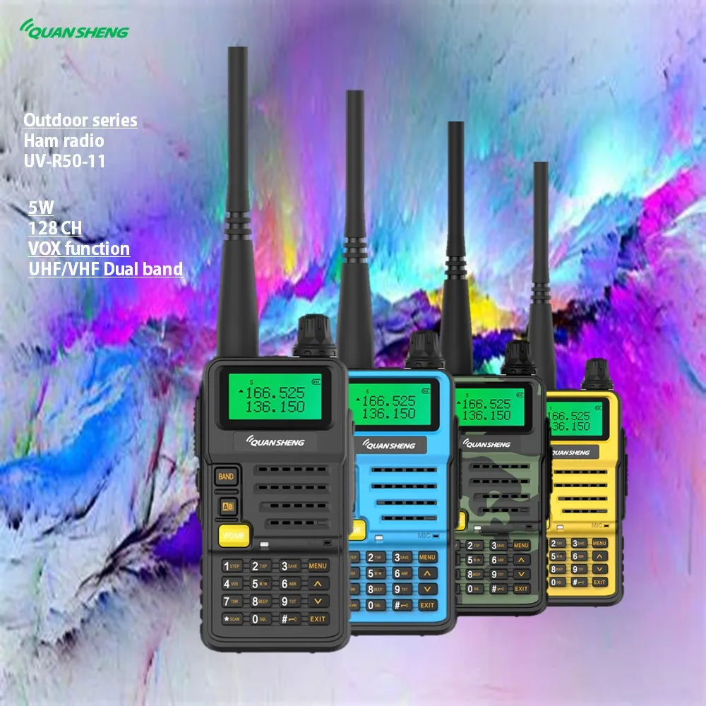 Иди и болтай Walkie Talkie “иди UV-5R двухстороннее радио CB Quansheng UV-R50 Ham станций Talkie“ иди
