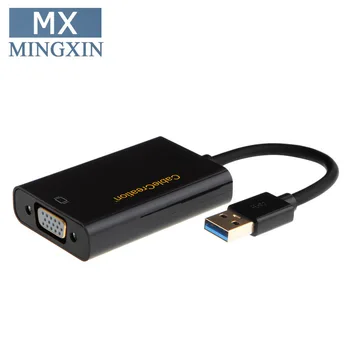 

USB to VGA (Display Link Chipset) USB 3.0 to VGA External Video Card Support 1080P Compatible with Windows, Mac, Mac OS, Linux