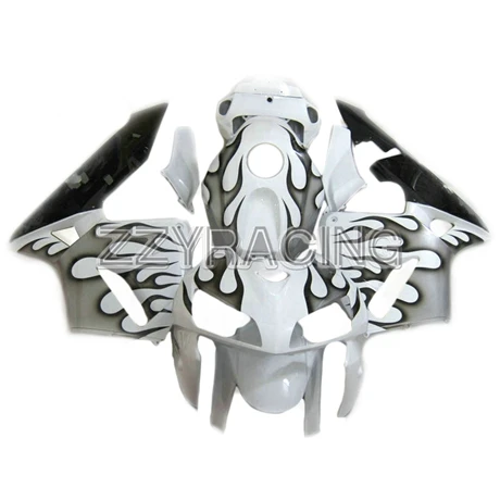 As Photo Shown Инъекции Обтекатели Наборы для Honda CBR600RR F5 2005 2006 год полный ABS Пластик 05 06 мотоцикл кузов белый серый пламя - Цвет: As Photo Shown