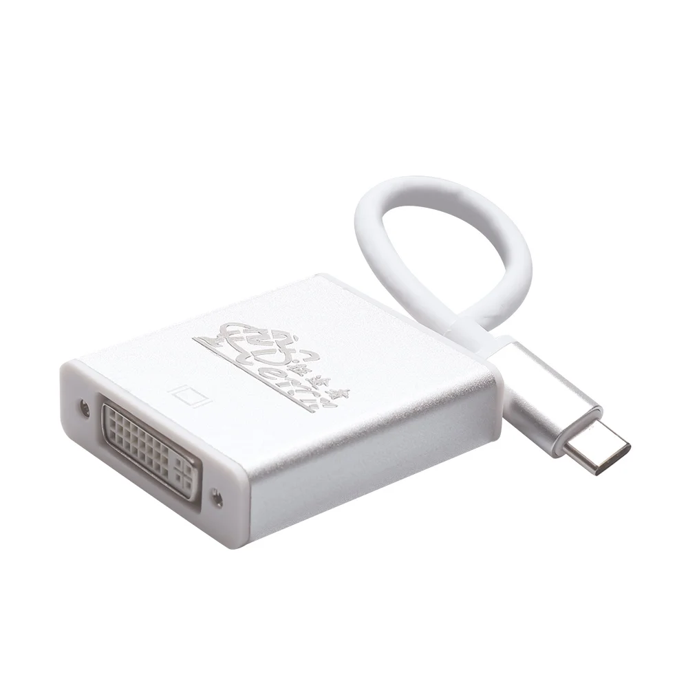 Адаптер для концентратора USB C DVI адаптер типа док станция Type c dvi конвертер macbook pro