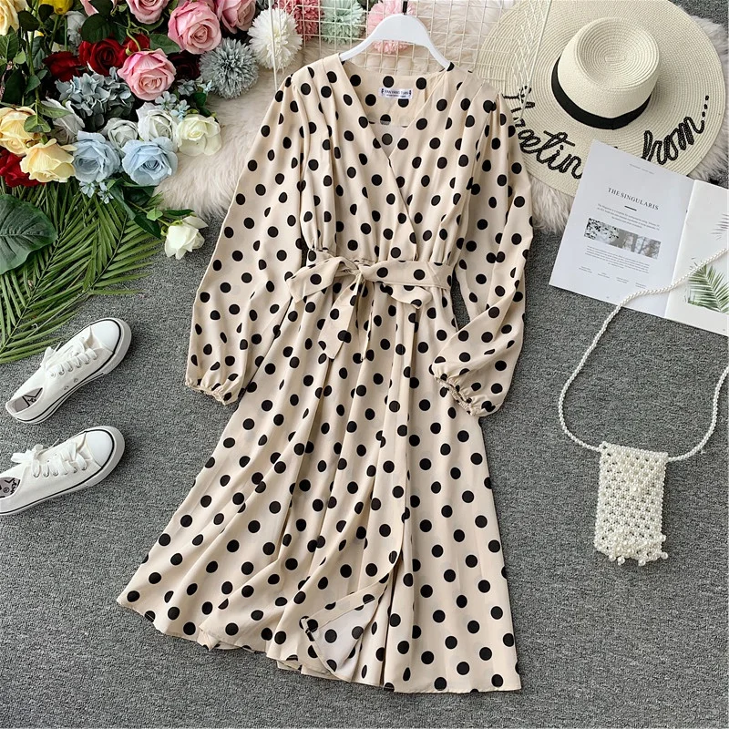 2019 Новый Осенний Boho Пляж Платье Женщины С Длинным Рукавом Тонкий V образным