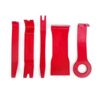 

5Pcs High-Strength Nylon Car Door Panel Dash Trim Removal Pry Open Tool Kit Car Audio Disassembly Tool 5 Piece Set
