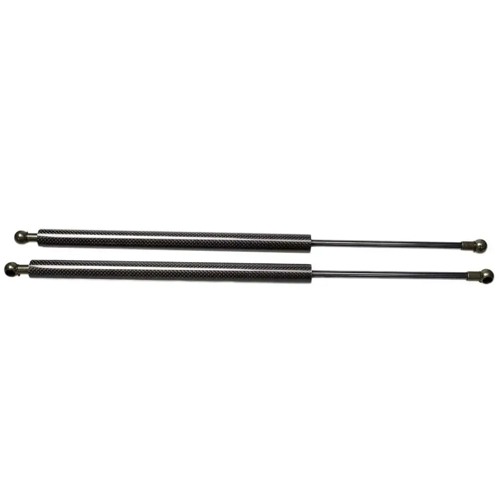 Демпфер для peugeot 406 Coupe 1997 1998 1999 2000-2003 авто капот газовые упоры, амортизационные стойки пружинный подъемник поддержка 195 мм - Цвет: black carbon fiber
