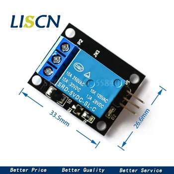 

New JQC-3FF-S-Z Module KY-019 5V One 1 Channel Relay Module Board Shield For PIC AVR DSP ARM for arduino Relay