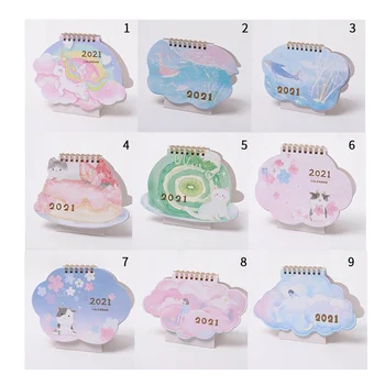 

2021 Lovely Cat Cherry Desk Calendar Weekly Daily Monthly Schedule Planner To Do List Organizer School Office Supplies