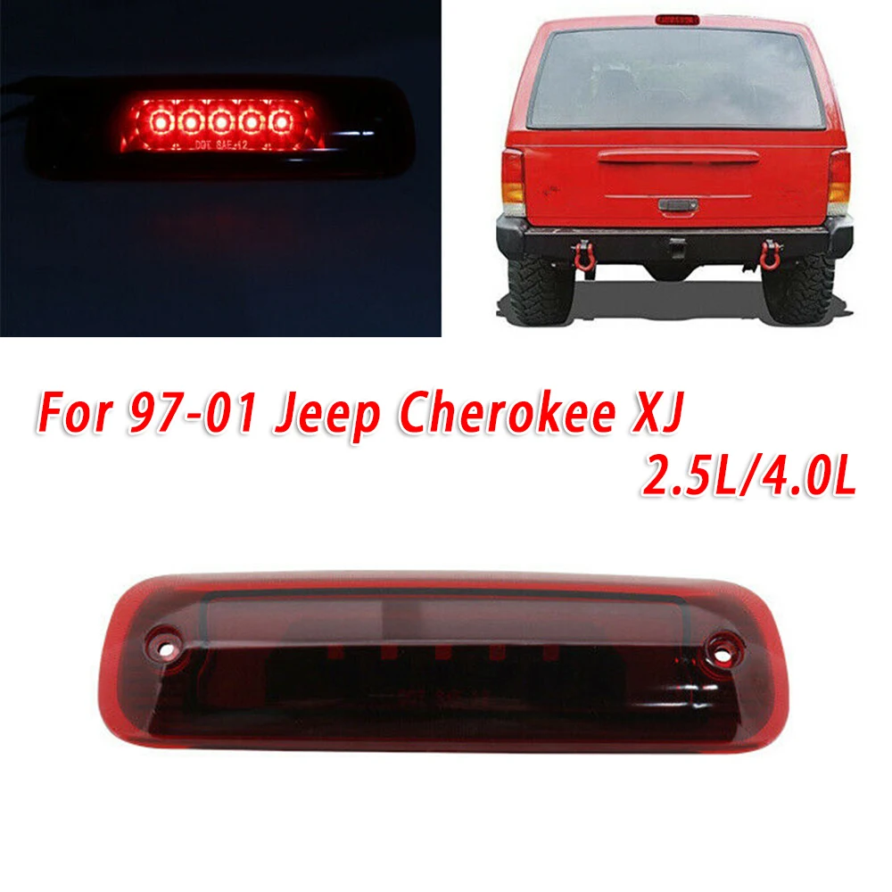 Красный тормозной светильник для Jeep Cherokee XJ 2.5L/4.0L 97-01 1680LM водонепроницаемый