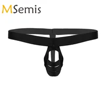 Мужское горячее нижнее белье эластичные низкая посадка Мульти-ремни выпуклость мешок Т-образная спина качок ремни стринги трусы нижнее белье