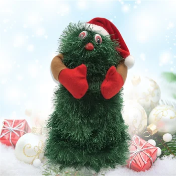 

1pc Christmas Dancing Santa Musical Tree Santa Adorable Animated Toy Figure Figurine