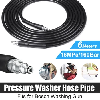 

High Pressure Washer Hose 6m for Boschs Jet Power Water Guns Pipe Cord Sewer Drain Car Washing Cleaning Extension Hose
