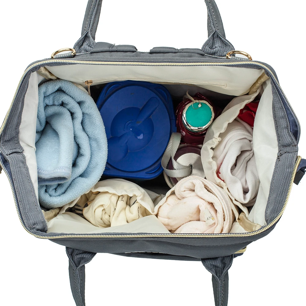 Сумка для подгузников, рюкзак большой емкости, сумка для мам, одноцветная, водонепроницаемая, для путешествий, для беременных, сумки для подгузников для коляски
