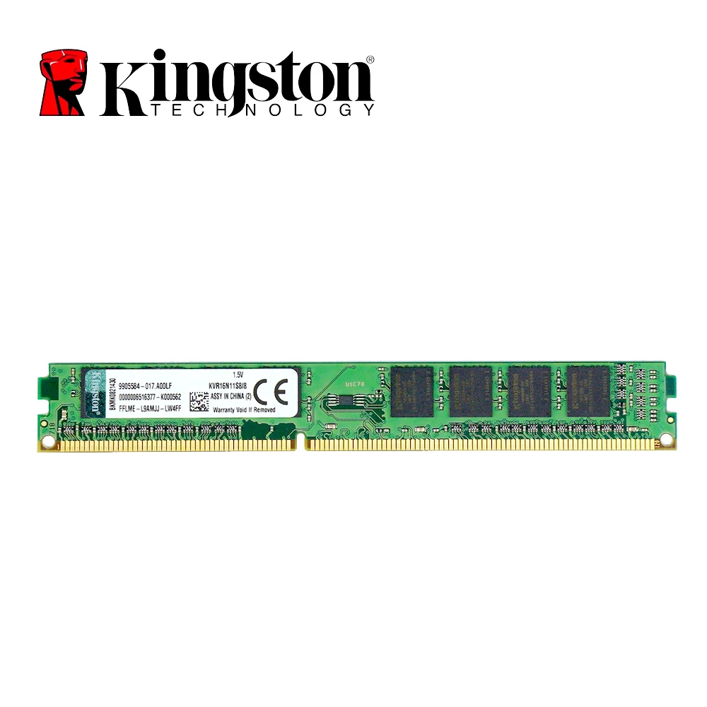 Оригинальная оперативная память kingston 8 Гб DDR 3 1600 МГц DDR 3 PC3-12800 1,5 в 240-Pin для рабочего стола