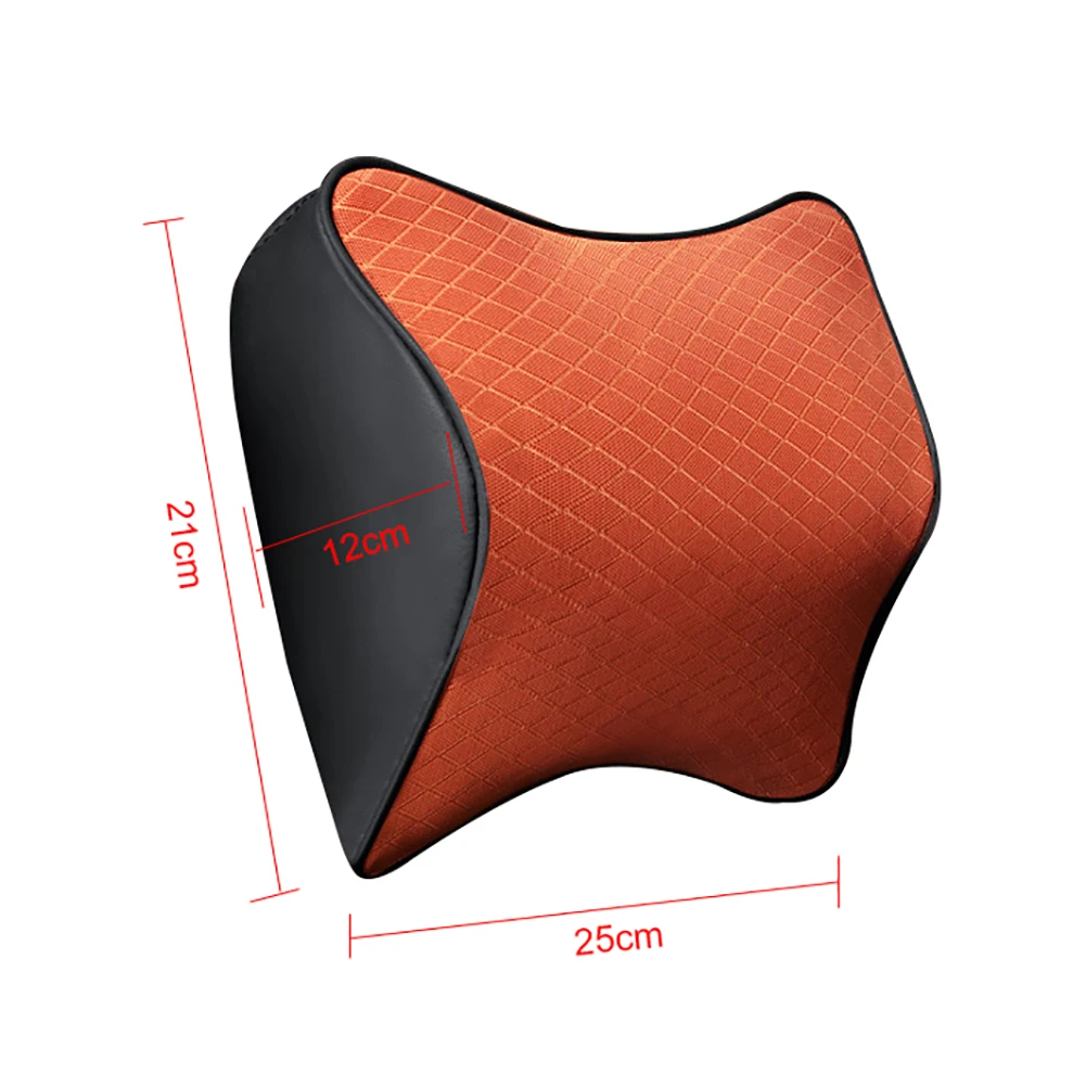 Автомобильная поясничная Подушка с эффектом памяти, Автомобильная подушка для шеи, подголовник, подголовник