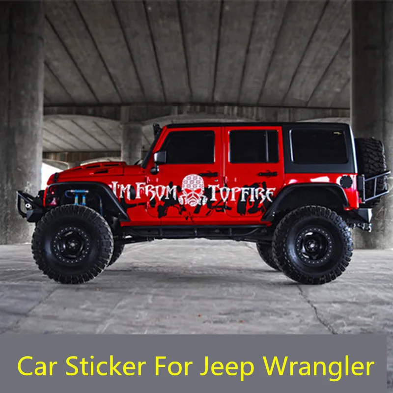 Автомобильная наклейка для Jeep Wrangler декоративная Модифицированная кузова