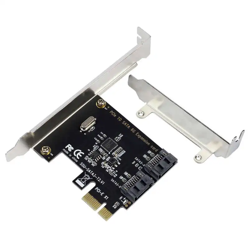Адаптер PCIe PCI Express для SATA3.0 с 2 портами SATA III 6G