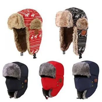 

Christmas Bluetooth Headset Cap 5.0 Windproof Keep Warm Hat Winter Outdoor Wireless Music Headphones Caps