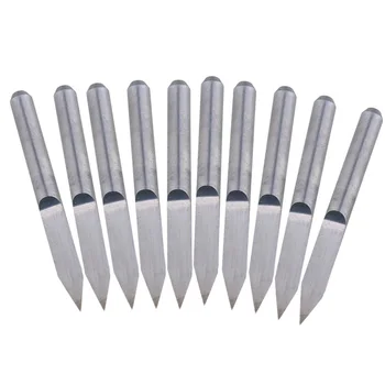 

10 Pcs 45 Degree 0.1mm Carbide PCB Engraving Bits CNC Router Tool 3.175mm Shank