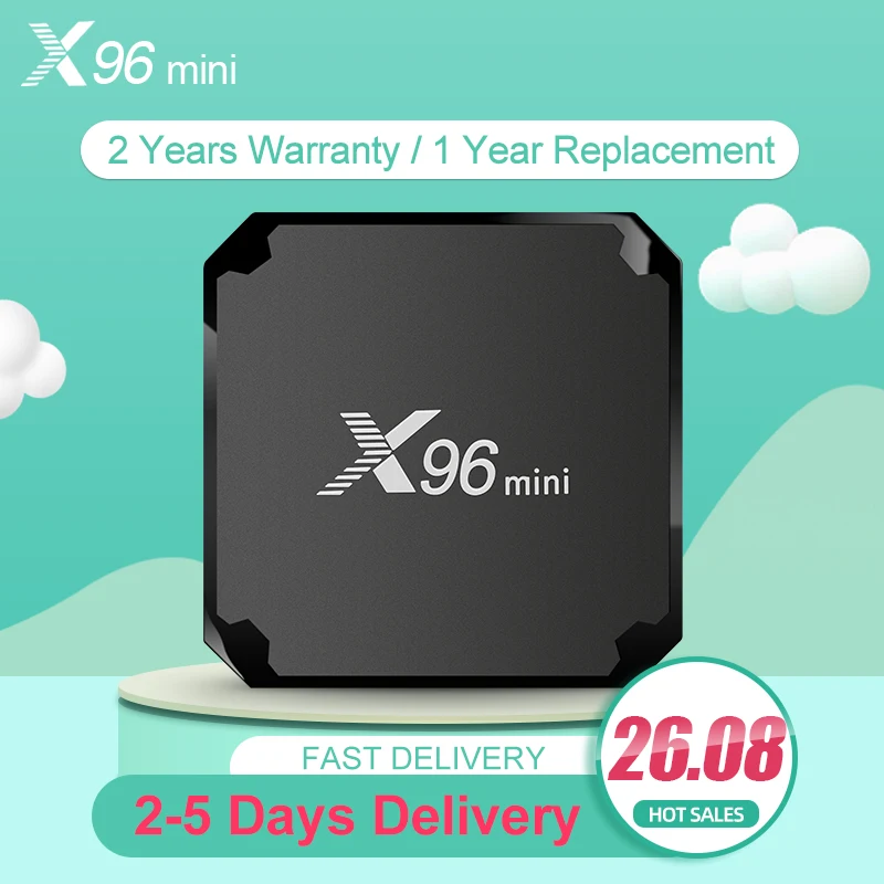 ТВ-приставка X96 Mini на Android 9 0 2020 дюйма Amlogic S905W 1080P Full HD 2 4 ГГц Wi-Fi 4k | Электроника