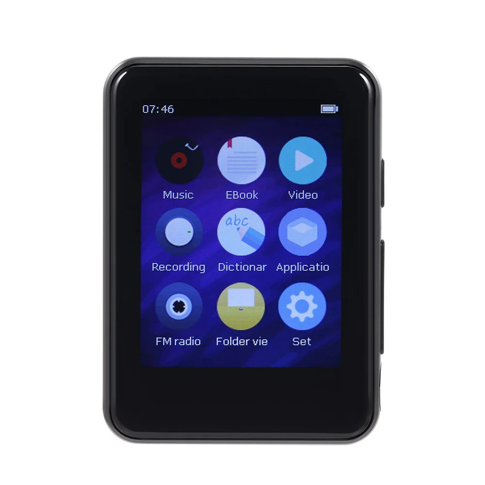 BENJIE X5 MP3 плеер 8 ГБ/16 Гб FM радио полный сенсорный экран Bluetooth 5,0 портативный музыкальный плеер с наушниками