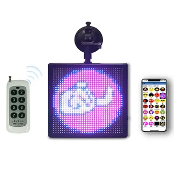 

12V Controlled Logo Emoticon Wireless WIFI Vehicle Car Display LED Screen Auto LED Signs Panel Message Display