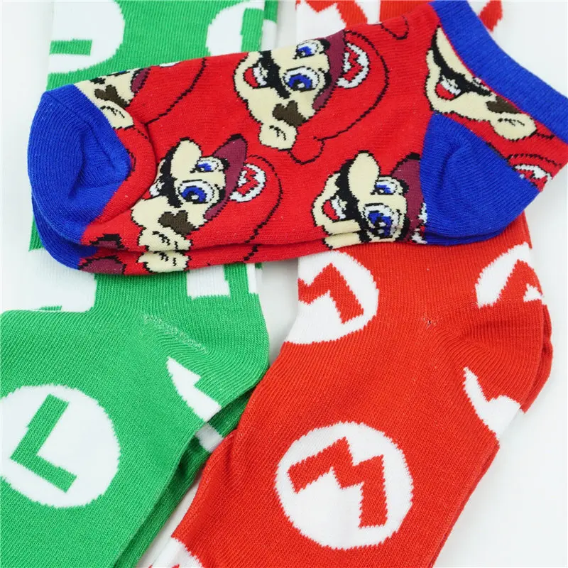 Милые носки с героями мультфильмов; цветные колготки; Модные Длинные повседневные носки для пары; носки для скейтборда; подарок для косплея; 0923