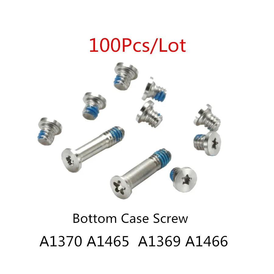 New 100 pcs Bottom Screw Set For MacBook Air 13/" A1466 A1369 2010 2013 2014