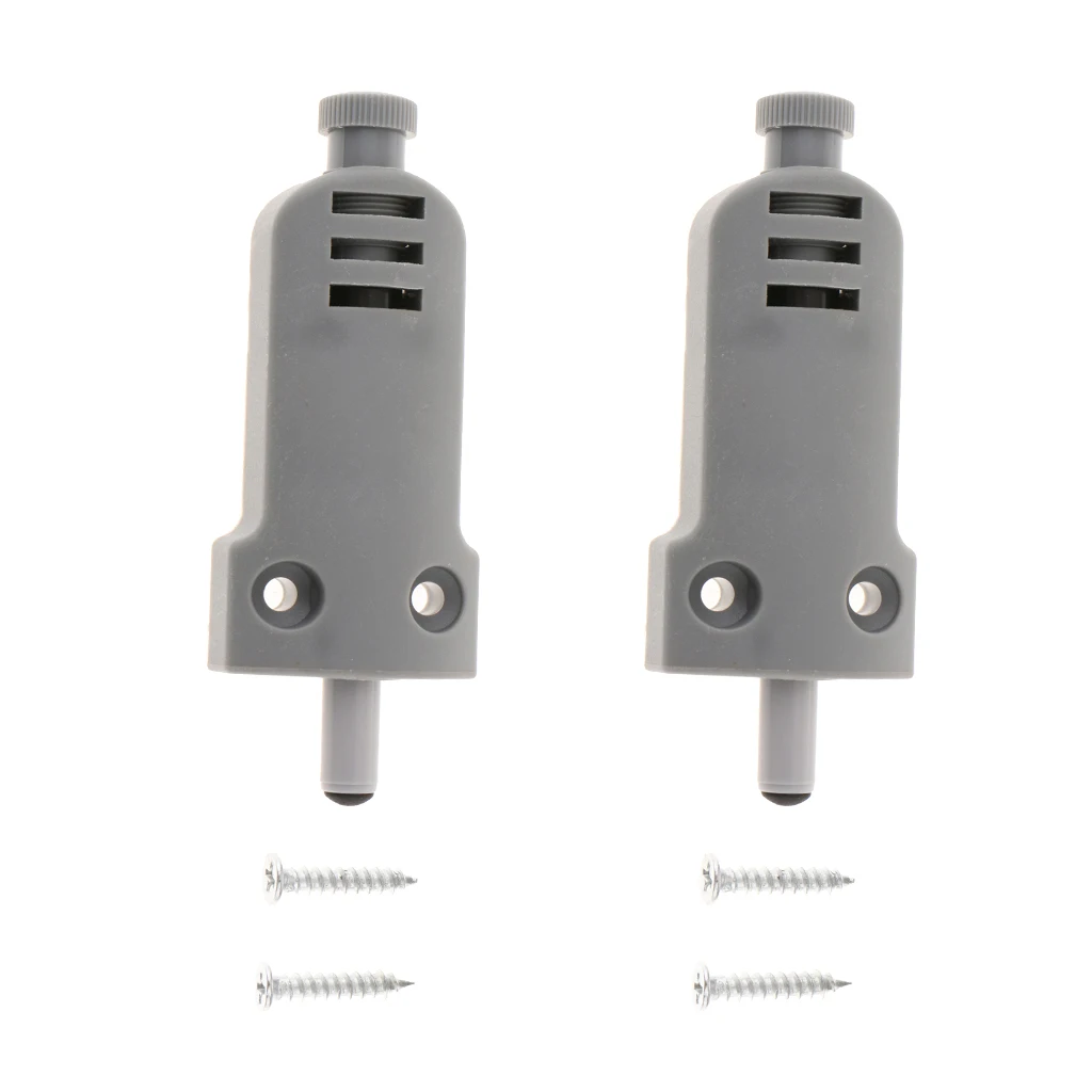 2pcs&nbsp;Wardrobe Cabinet Door Damper Noise-cancelling Soft Close Buffer Cushion for Heavy-duty Kitchen Doors- Gray