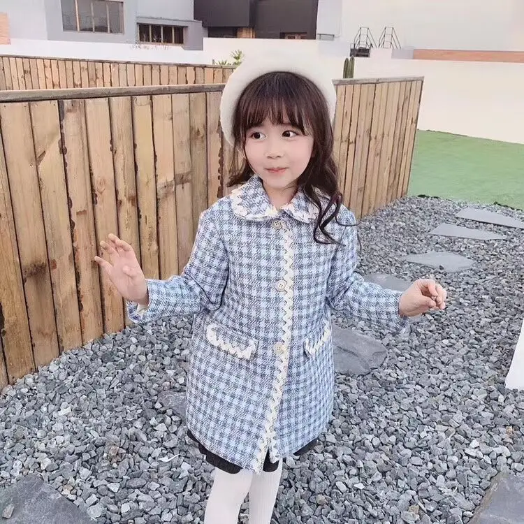 

Children palid coat For Outerwear Fashion elegent Party Coat Clothes size 2-14Y Spring Autumn Clothes Presale in stock