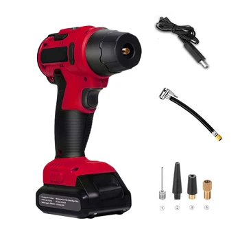 

Wireless Electric Air Compressor W/ LED Lighting Car Bike Tire Balls Inflator