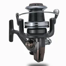 Полностью Металлическая катушка для ловля на поддев, блеснение, длинная HQ3000-10000 для ловли карпа и соленой воды, прибойный спиннинг, Большая Морская Рыболовная катушка