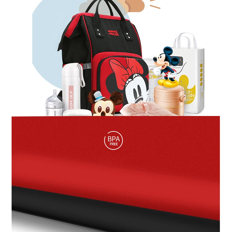Disney 2020 Mummy Diaper Bags Maternity Nappy Large Capacity Baby Bag Travel Backpack Nursing Baby Care Mommy Bag Mickey Minnie Disney 2020 Mummy Diaper Bags Maternity Nappy Large Capacity Baby Bag Travel Backpack Nursing Baby Care Mommy Bag Mickey Minnie