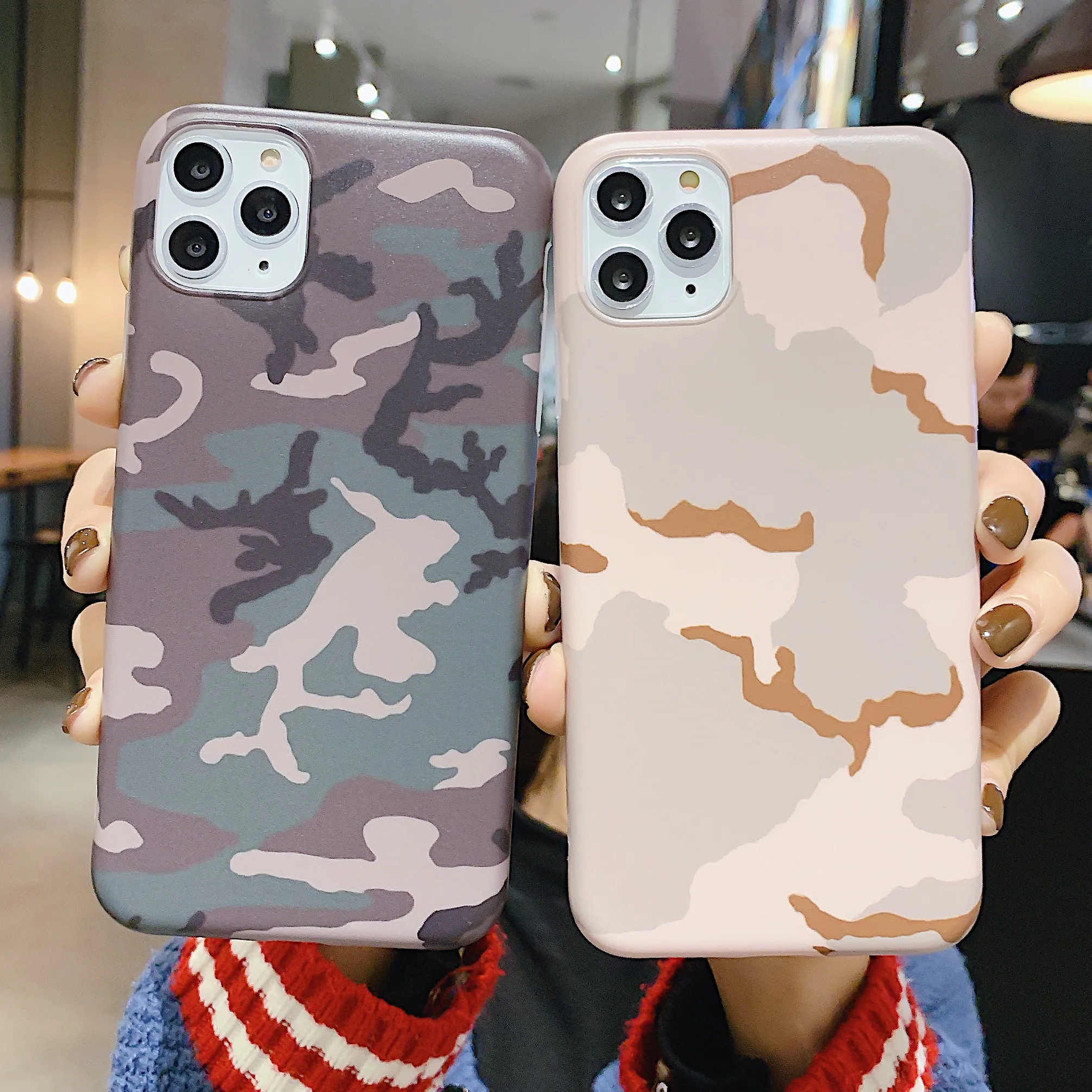 

Army Green Military Camouflage Case for iPhone 11 Pro Max 11pro 6 7 8 Plus Soft TPU Cover for iPhone Xs Max XR X Matte Cases