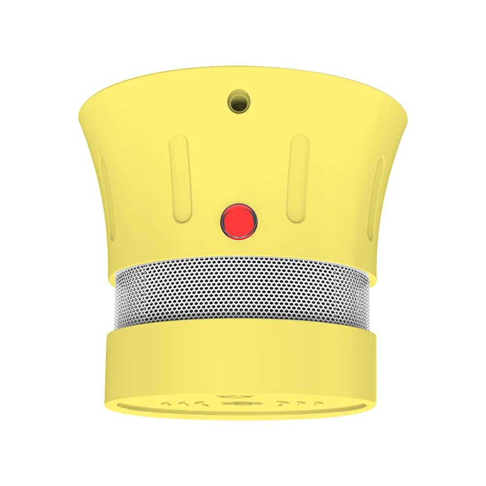 2x yellow color CPVan FSD001 2 шт./лот, мини детектор дыма, датчик дыма, сертифицированный CE, датчик дыма, 5 лет, Срок службы батареи, rookmelder, пожарная сигнализация - Цвет: 2x yellow color