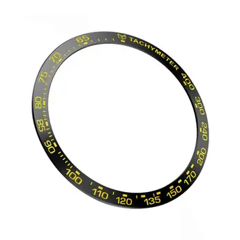 

B Style Metal Watch Bezel Ring Adhesive Cover Case Stainless Steel Preventing Daily Scratches for Samsung Galaxy Watch 46mm