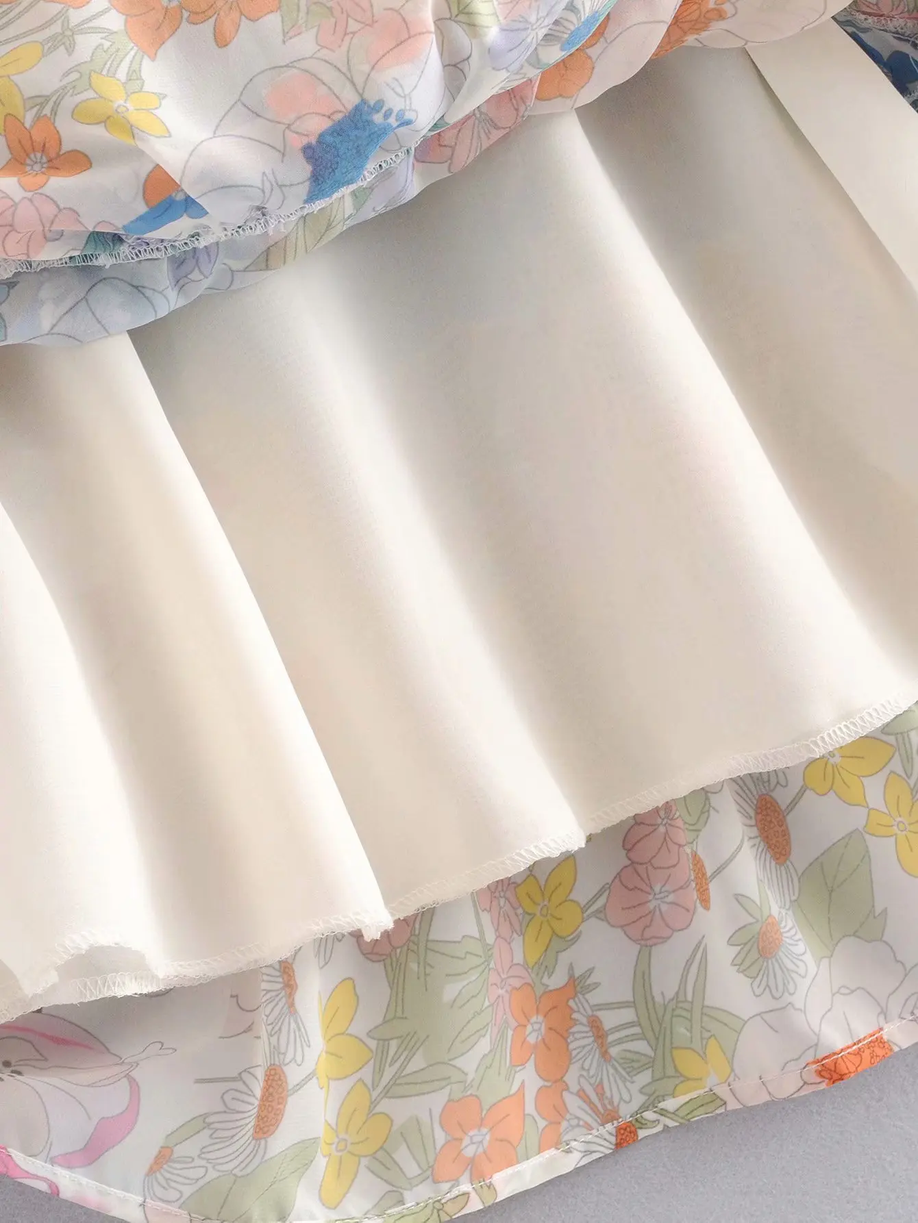 Za 2019 women dress silk floral print fashion ins dress bow sashes draped turn-down collar dresses female vintage vestidos